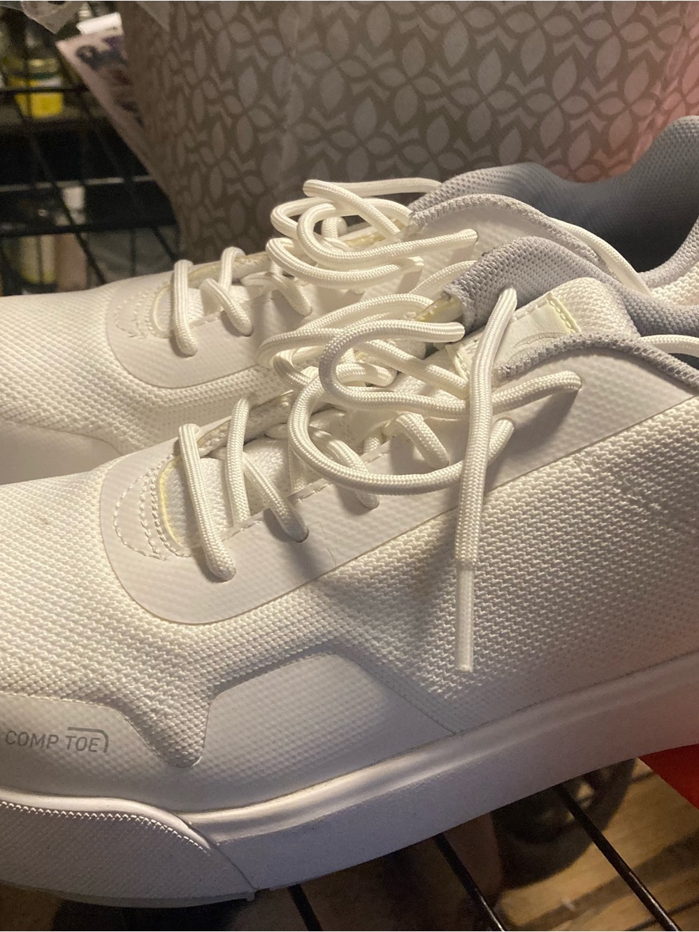 Wolverine White Mesh Low-Top composite Toe Sneakers